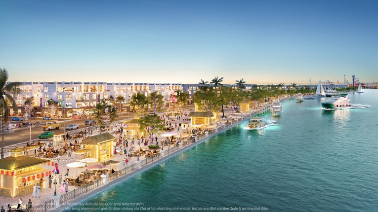 Phố 555win phien bạn Chính Thức River Walk sở hữu hơn 2.000 căn shophouse v&agrave; 127 kiosk chợ đ&ecirc;m với thiết kế ấn tượng.