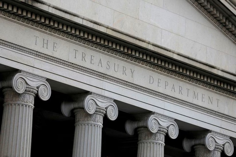 Trụ sở Bộ T&agrave;i ch&iacute;nh Mỹ tại Washington DC. Ảnh: Reuters