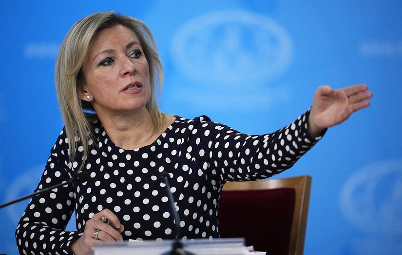 Người ph&aacute;t ng&ocirc;n Bộ Ngoại giao Nga Maria Zakharova. Ảnh: TASS