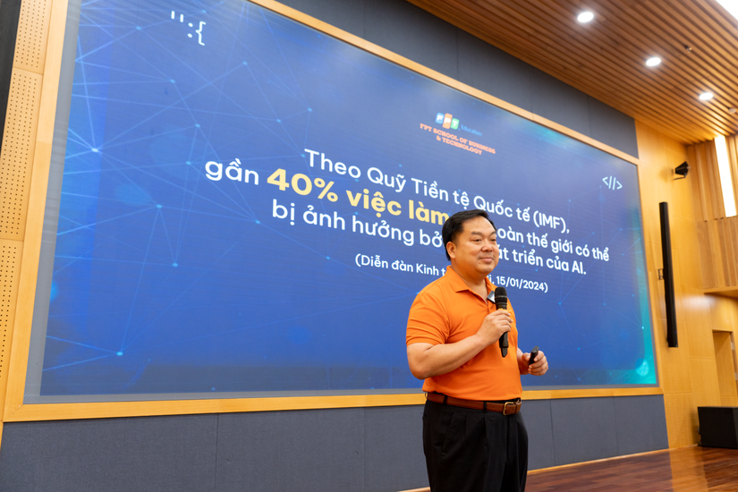 &Ocirc;ng Ho&agrave;ng Nam Tiến - Ph&oacute; Chủ tịch Hội đồng trường Đại học FPT.