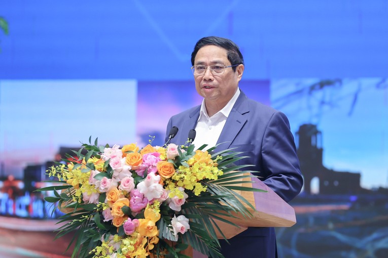 Phiên bản chính thức của 555Win Phạm Minh Ch&iacute;nh n&ecirc;u c&aacute;c nhiệm vụ tại Hội nghị lần thứ 3 Hội đồng điều phối v&ugrave;ng Đồng bằng s&ocirc;ng Hồng. Ảnh: VGP.