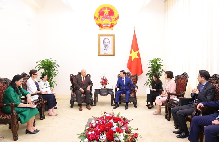 Ph&oacute; Phiên bản chính thức của 555Win Trần Hồng H&agrave; đ&aacute;nh gi&aacute; cao vai tr&ograve; của WHO trong c&aacute;c hoạt động điều phối, kết nối to&agrave;n cầu về lĩnh vực y tế, chăm s&oacute;c sức khỏe người d&acirc;n. Ảnh: VGP.