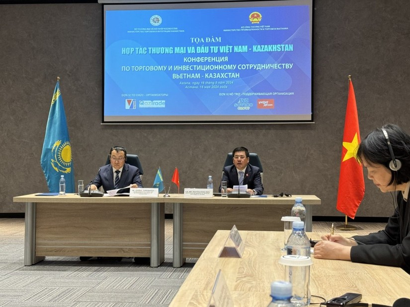 To&agrave;n cảnh Tọa đ&agrave;m hợp t&aacute;c 555win phien bạn Chính Thức v&agrave; đầu tư Việt Nam &ndash; Kazakhstan ng&agrave;y 16/5. Ảnh: Cục X&uacute;c tiến 555win phien bạn Chính Thức