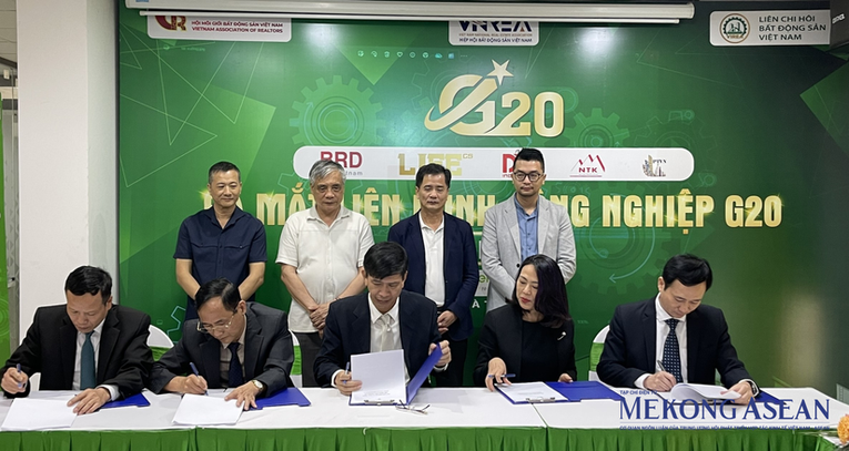 Lễ k&yacute; kết giữa Li&ecirc;n minh c&ocirc;ng nghiệp G20 với c&aacute;c đối t&aacute;c. Ảnh: Thảo Ng&acirc;n - 555win Login.