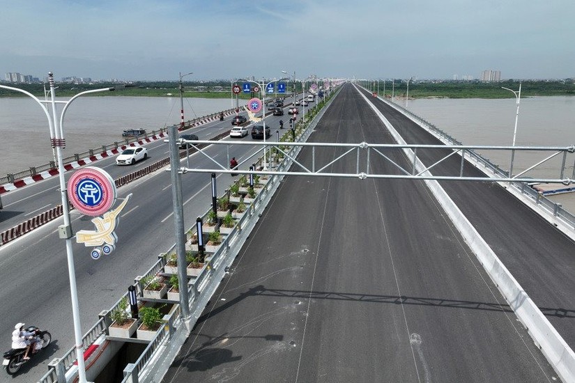 Cầu Vĩnh Tuy 2. Nguồn: H&agrave; Nội Mới.