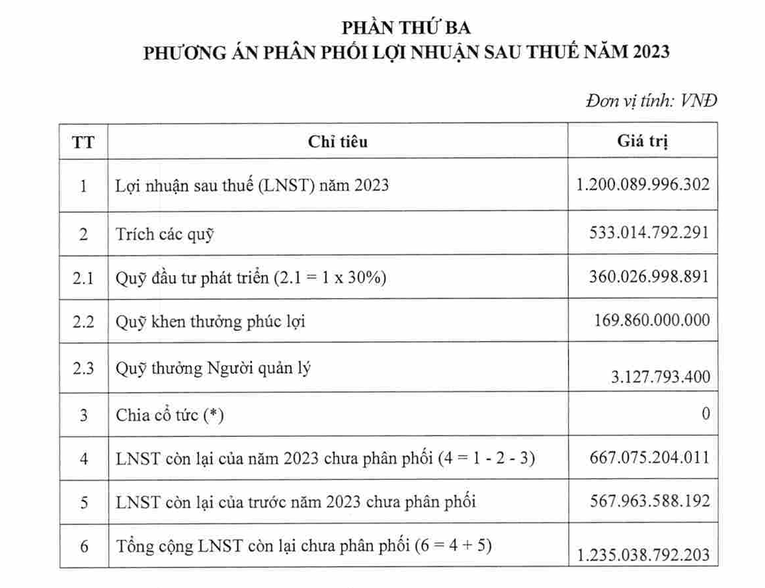 Nguồn: T&agrave;i liệu ĐHĐCĐ thường ni&ecirc;n 2024 POW.