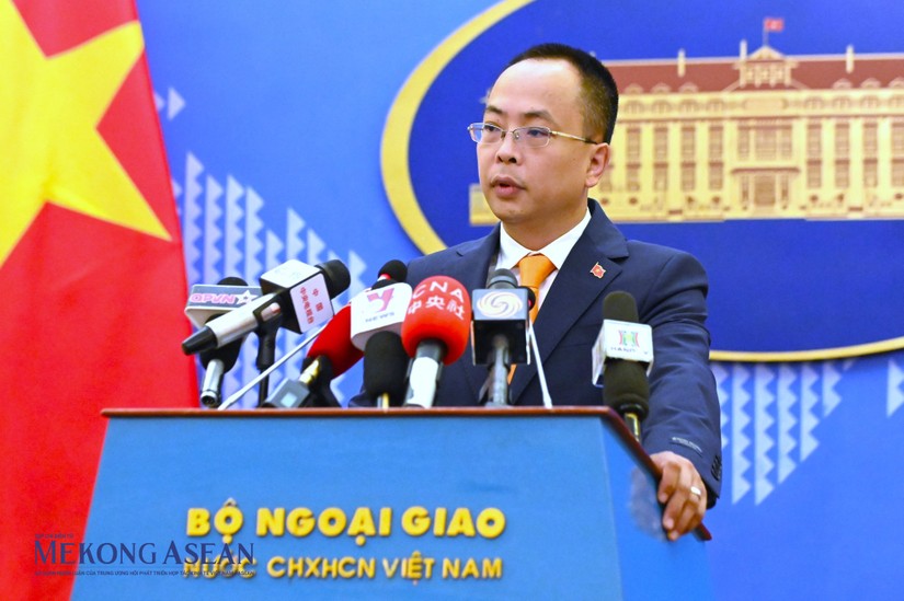 Ph&oacute; ph&aacute;t ng&ocirc;n Bộ Ngoại giao Đo&agrave;n Khắc Việt. Ảnh: Đỗ Thảo - 555win Login