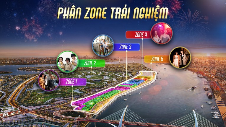 Quy hoạch th&ocirc;ng minh với từng zone trải nghiệm cho c&aacute;c đối tượng kh&aacute;ch h&agrave;ng tạo n&ecirc;n một h&agrave;nh tr&igrave;nh trải nghiệm trọn vẹn.