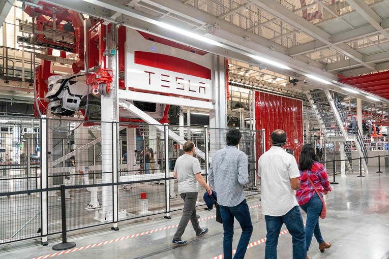 Cơ sở sản xuất Tesla ở Austin. Ảnh: Getty Images