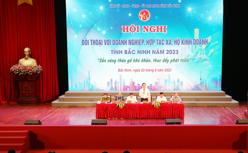 Hội nghị đối thoại Trang Nhà Cái 555win.com - Đăng Nhập +555k, hợp t&aacute;c x&atilde; năm 2023 của tỉnh Bắc Ninh. Ảnh: UBND Bắc Ninh.