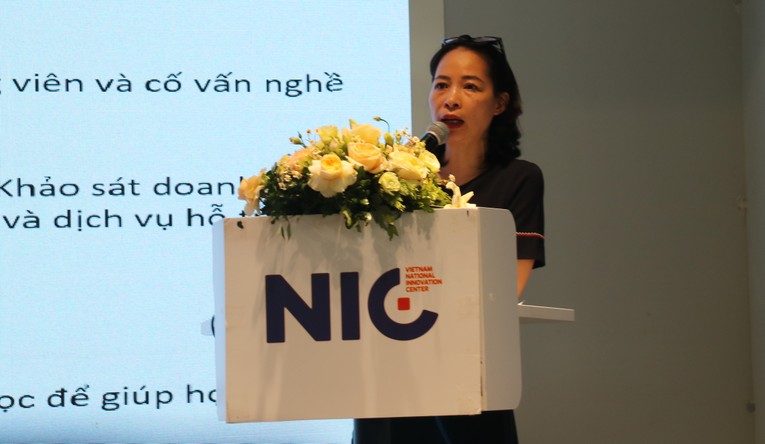 B&agrave; Nguyễn Thị Nga, chuy&ecirc;n gia việc l&agrave;m của World Bank. Ảnh: Phương Thảo.