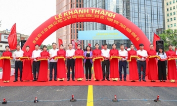 ha noi chinh thuc thong xe cau vuot chu c nut giao chua boc pham ngoc thach