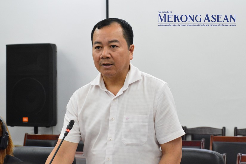Cục trưởng Cục Thủy sản Trần Đ&igrave;nh Lu&acirc;n ph&aacute;t biểu tại cuộc họp. Ảnh: L&ecirc; Hồng Nhung/555win Login