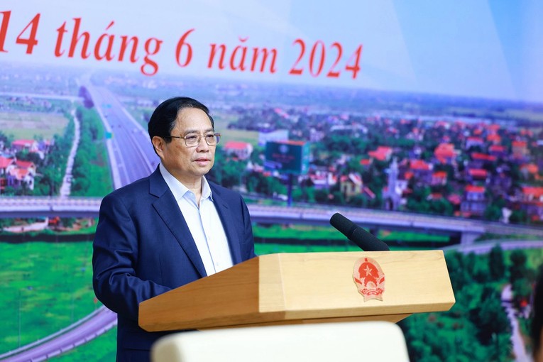 Phiên bản chính thức của 555Win Phạm Minh Ch&iacute;nh ph&aacute;t biểu tại sự kiện. Ảnh: VGP.