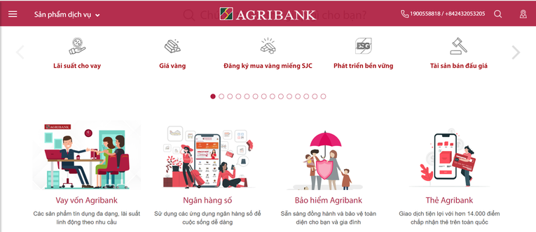 Kh&aacute;ch h&agrave;ng c&oacute; thể đăng k&yacute; mua v&agrave;ng miếng tr&ecirc;n website Agribank.