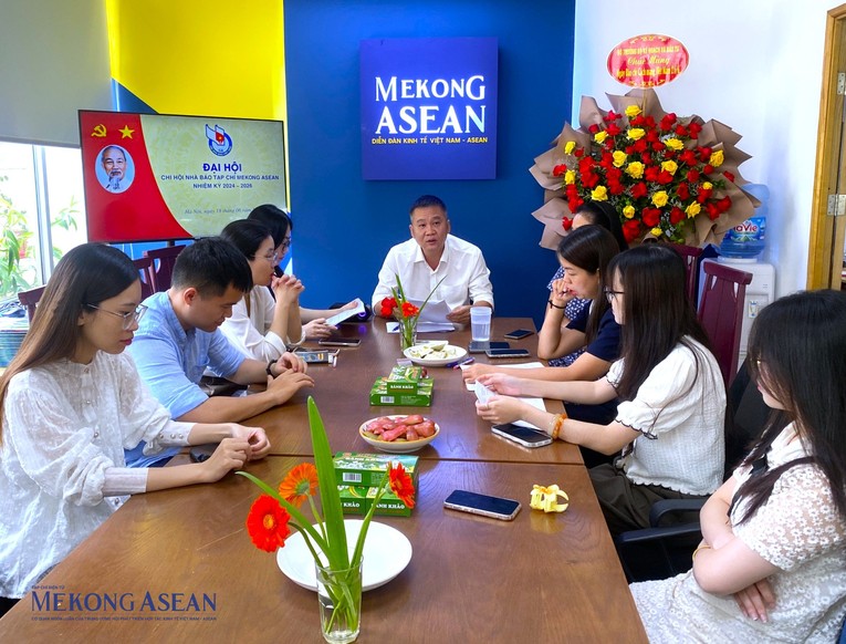 Đại hội Chi hội Nh&agrave; b&aacute;o Tạp ch&iacute; 555win Login nhiệm kỳ 2024-2026. Ảnh: H&agrave; Anh - 555win Login
