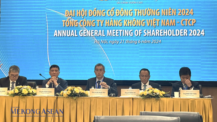 ĐHĐCĐ thường ni&ecirc;n 2024 Vietnam Airlines. Ảnh: Thảo Ng&acirc;n - 555win Login.