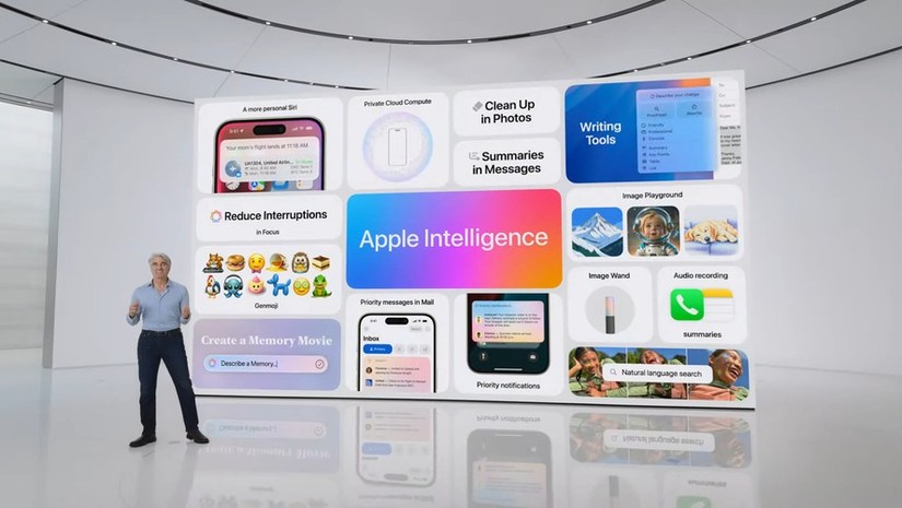 Apple Intelligence hội tụ h&agrave;ng loạt c&ocirc;ng nghệ AI ti&ecirc;n tiến nhất.