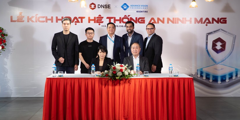 Lễ k&iacute;ch hoạt hệ thống an ninh mạng giữa DNSE v&agrave; AVTech