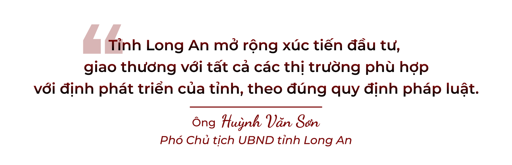 Long An: Xúc tiến đầu tư, giao thương với tất cả các thị trường phù hợp