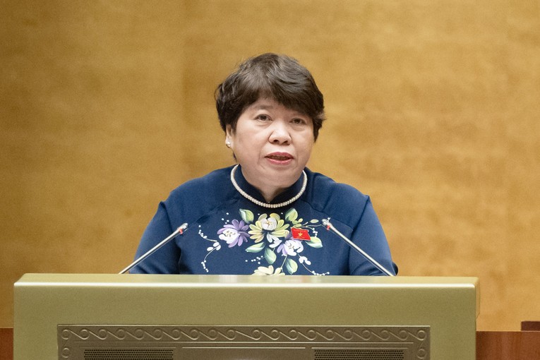 Chủ nhiệm Uỷ ban X&atilde; hội Nguyễn Th&uacute;y Anh.