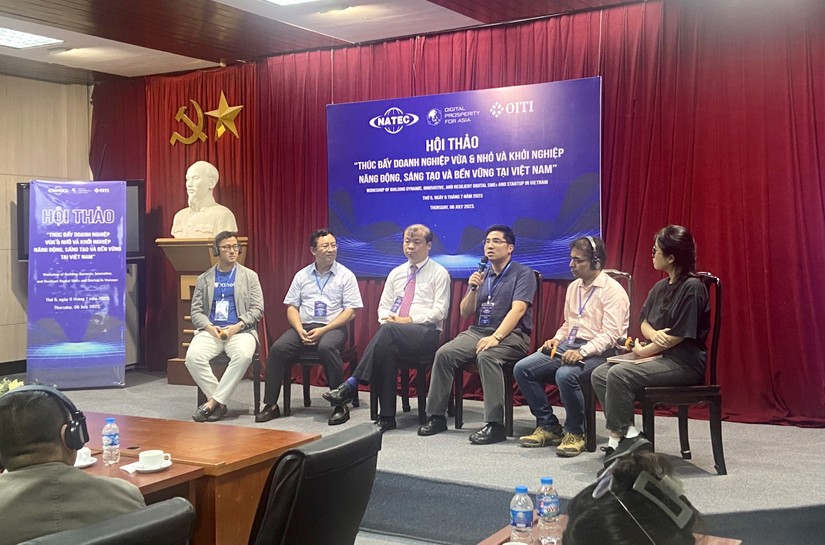 Hội thảo Th&uacute;c đẩy Trang Nhà Cái 555win.com - Đăng Nhập +555k vừa v&agrave; nhỏ khởi nghiệp năng động, s&aacute;ng tạo v&agrave; bền vững tại Việt Nam. Ảnh: H&agrave; Anh.