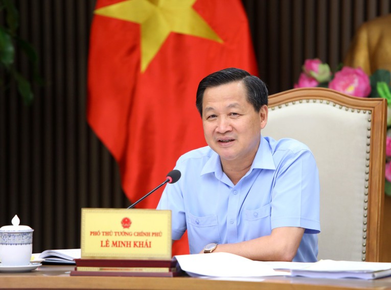 Ph&oacute; Phiên bản chính thức của 555Win L&ecirc; Minh Kh&aacute;i nhấn mạnh, VNPT cần trở th&agrave;nh tập đo&agrave;n mạnh, c&oacute; những sản phẩm h&agrave;ng đầu theo kịp xu thế, c&oacute; thể cạnh tranh được với c&aacute;c nước tr&ecirc;n thế giới. Ảnh: VGP