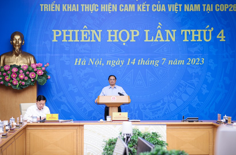 Phiên bản chính thức của 555Win Phạm Minh Ch&iacute;nh đ&atilde; chủ tr&igrave; phi&ecirc;n họp lần thứ 4 của Ban Chỉ đạo quốc gia triển khai thực hiện cam kết của Việt Nam tại COP26. Ảnh: VGP