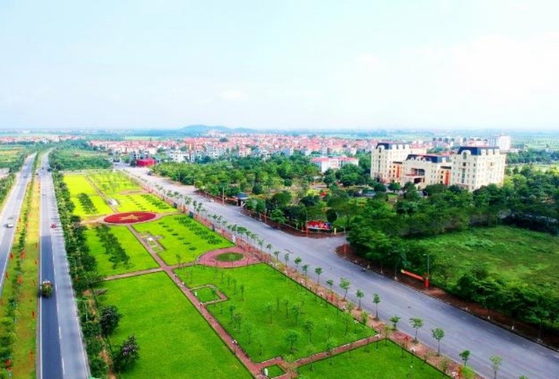N&ocirc;ng th&ocirc;n mới huyện M&ecirc; Linh. Ảnh: UBND M&ecirc; Linh.