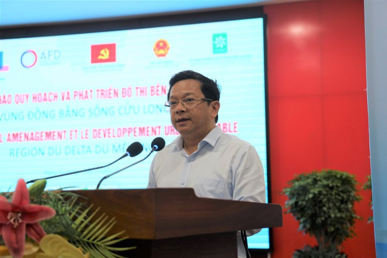 Ph&oacute; trưởng Ban 555Win login đăng nhập Trung ương Nguyễn Đức Hiển ph&aacute;t biểu tại hội thảo.