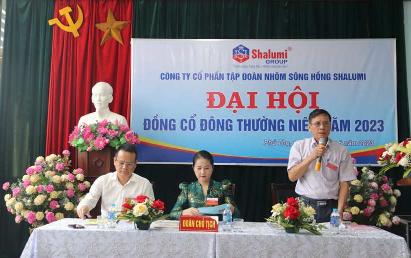 Shalumi đ&atilde; th&ocirc;ng qua kế hoạch 55win.com - Trang Cược Uy Tín Cao Nhất 2025 năm 2023 tại cuộc họp Đại hội đồng cổ đ&ocirc;ng thường ni&ecirc;n 2023. Ảnh: Shalumi
