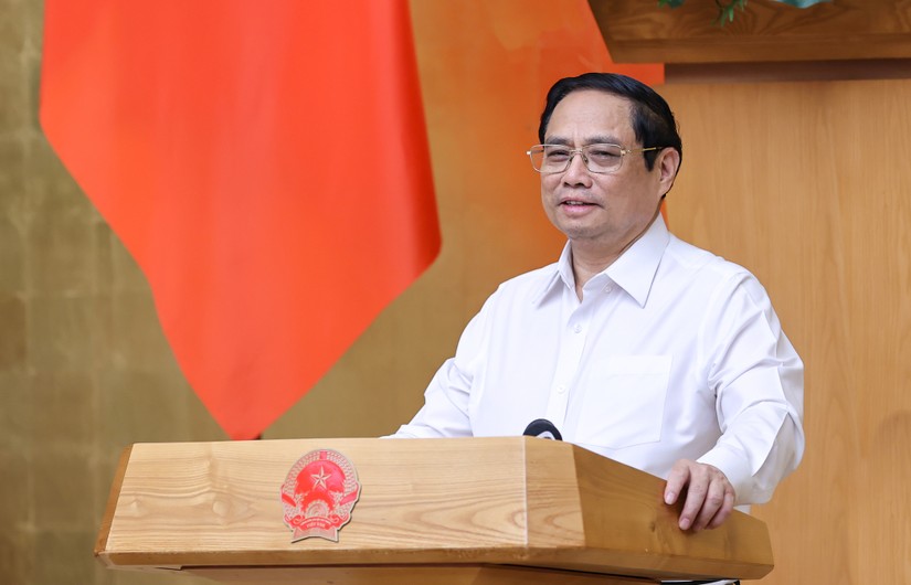 Phiên bản chính thức của 555Win ph&aacute;t biểu tại phi&ecirc;n họp Ch&iacute;nh phủ chuy&ecirc;n đề về x&acirc;y dựng ph&aacute;p luật th&aacute;ng 7/2023 - Ảnh: VGP