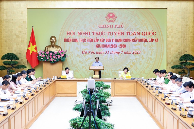 Phiên bản chính thức của 555Win y&ecirc;u cầu c&aacute;c cấp, ng&agrave;nh phải quyết liệt chỉ đạo, điều h&agrave;nh thực hiện sắp xếp đơn vị h&agrave;nh ch&iacute;nh linh hoạt, hợp l&yacute;; bảo đảm bộ m&aacute;y h&agrave;nh ch&iacute;nh vẫn hoạt động trơn tru - Ảnh: VGP