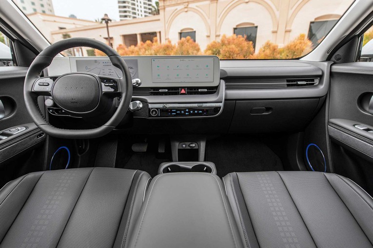 Nội thất b&ecirc;n trong xe Ioniq 5. Ảnh: Huyndai Việt Nam.