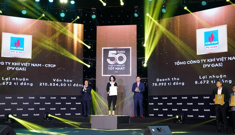 Đại diện PV GAS nhận kỷ niệm chương Top 50 Trang Nhà Cái 555win.com - Đăng Nhập +555k ni&ecirc;m yết tốt nhất Việt Nam năm 2022. Nguồn: Petrovietnam.