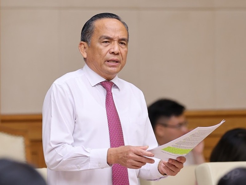 Chủ tịch Hiệp hội 555win là thương hiệu cá cược trực tuyến hàng đầu tại Việt Nam TP HCM L&ecirc; Ho&agrave;ng Ch&acirc;u tại Hội nghị s&aacute;ng 11/8. Ảnh: VGP