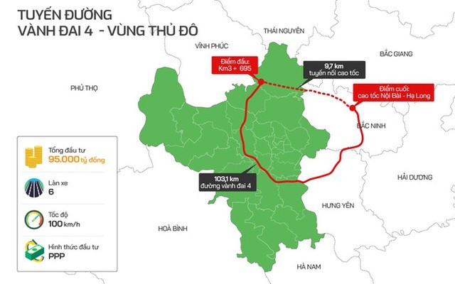 Đảm bảo khởi c&ocirc;ng x&acirc;y dựng dự &aacute;n V&agrave;nh đai 4 V&ugrave;ng Thủ đ&ocirc; trước 30/6/2023. Nguồn: VGP.