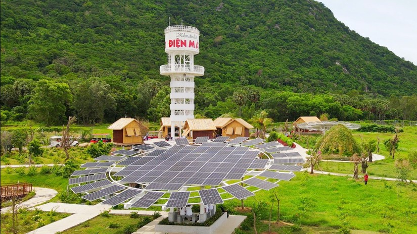 Nh&agrave; m&aacute;y điện mặt trời An Hảo do Tập đo&agrave;n Sao Mai l&agrave;m chủ đầu tư.