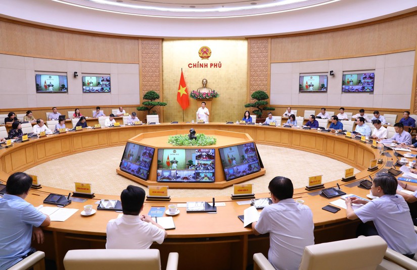 To&agrave;n cảnh cuộc họp. Ảnh: VGP