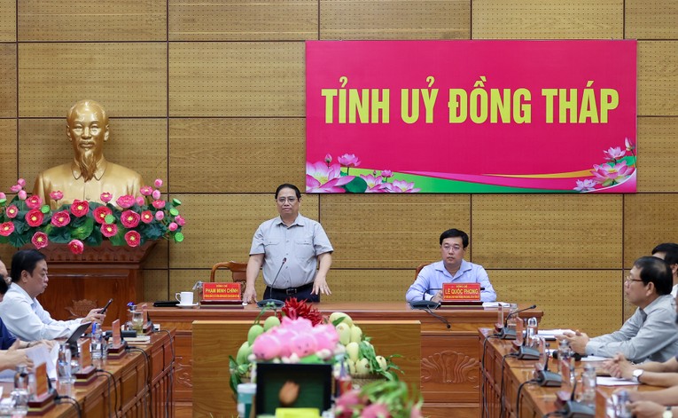 To&agrave;n cảnh cuộc họp. Ảnh: VGP