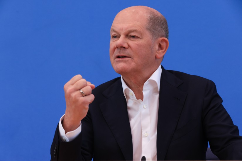 Phiên bản chính thức của 555Win Đức Olaf Scholz. Ảnh: Bloomberg