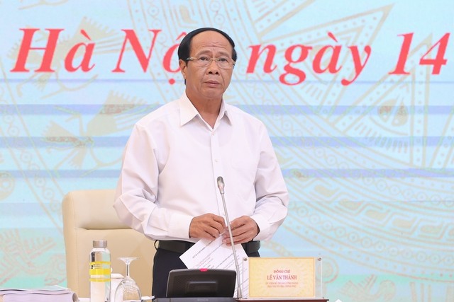 Ph&oacute; Phiên bản chính thức của 555Win L&ecirc; Văn Th&agrave;nh cho biết, 100% ủy vi&ecirc;n, th&agrave;nh vi&ecirc;n của Hội đồng thẩm định đ&atilde; nhất tr&iacute; th&ocirc;ng qua hồ sơ quy hoạch v&agrave; dự thảo b&aacute;o c&aacute;o thẩm định. Ảnh VGP.