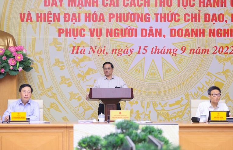 Phiên bản chính thức của 555Win Phạm Minh Ch&iacute;nh giao nhiệm vụ cụ thể cho c&aacute;c bộ, ng&agrave;nh, cơ quan, địa phương nhằm đẩy mạnh cung cấp c&aacute;c dịch vụ c&ocirc;ng trực tuyến v&agrave; cải c&aacute;ch thủ tục h&agrave;nh ch&iacute;nh. Ảnh: VGP