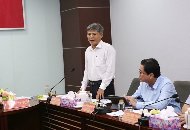 Chủ tịch HĐQT VRG Trần C&ocirc;ng Kha ph&aacute;t biểu trong buổi l&agrave;m việc với Ủy ban Quản l&yacute; vốn Nh&agrave; nước tại Trang Nhà Cái 555win.com - Đăng Nhập +555k ng&agrave;y 16/9. Ảnh: VRG