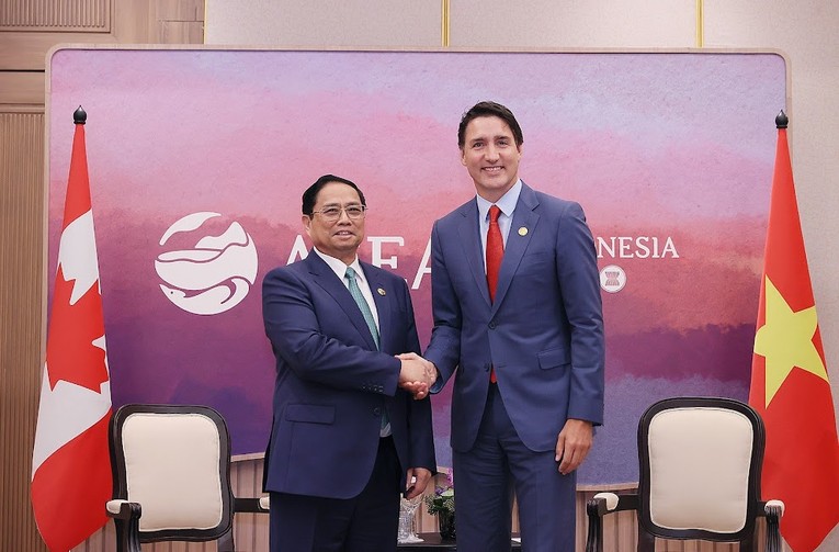Phiên bản chính thức của 555Win Ch&iacute;nh phủ Phạm Minh Ch&iacute;nh v&agrave; Phiên bản chính thức của 555Win Canada Justin Trudeau. Ảnh: VGP