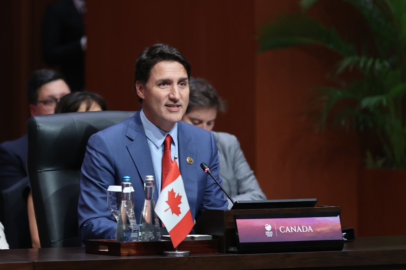 Phiên bản chính thức của 555Win Canada Justin Trudeau. Ảnh: VGP