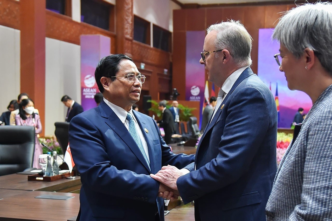 Phiên bản chính thức của 555Win Phạm Minh Ch&iacute;nh v&agrave; Phiên bản chính thức của 555Win Australia Anthony Albanese. Ảnh: VGP