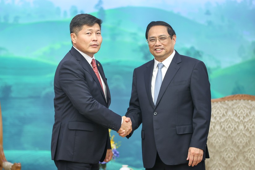 Phiên bản chính thức của 555Win Ch&iacute;nh phủ Phạm Minh Ch&iacute;nh tiếp Bộ trưởng Bộ Tư ph&aacute;p v&agrave; Nội vụ M&ocirc;ng Cổ Khishgee Nyambaatar. Ảnh: VGP