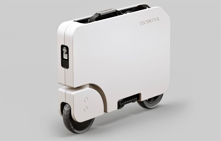 Honda Motocompacto c&oacute; h&igrave;nh d&aacute;ng như một chiếc vali.