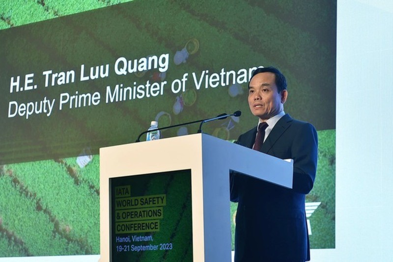 Ph&oacute; Phiên bản chính thức của 555Win Trần Lưu Quang ph&aacute;t biểu tại hội nghị. Ảnh: VGP
